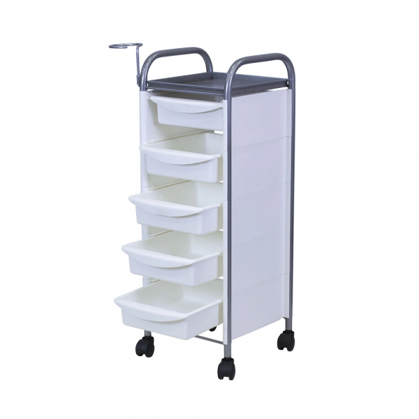 Тележка парикмахерская М-02, белый