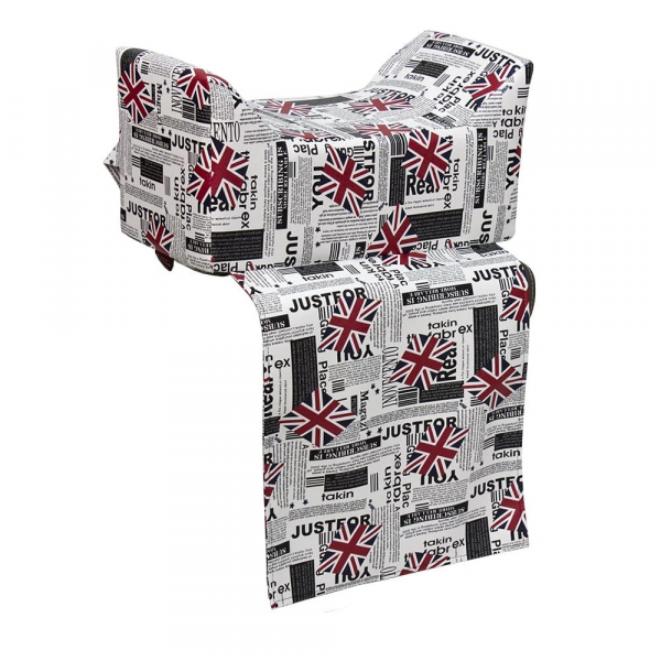 Детское сиденье ЮНИОР "Британская газета" цвет №99